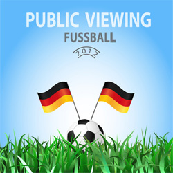 Public Viewing in Hamburg zur Fussball EM 2012