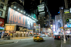 Das 'Winter Garden Theatre' am Broadway - Spielstätte des Stage Entertainment Musicals 'ROCKY' am 13.03.14