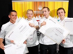Finalisten KDJ Hamburg, Daniel Zahn, David Papin (1.Platz), Alexander Krob (2. Platz), Christoph Ranetbauer 