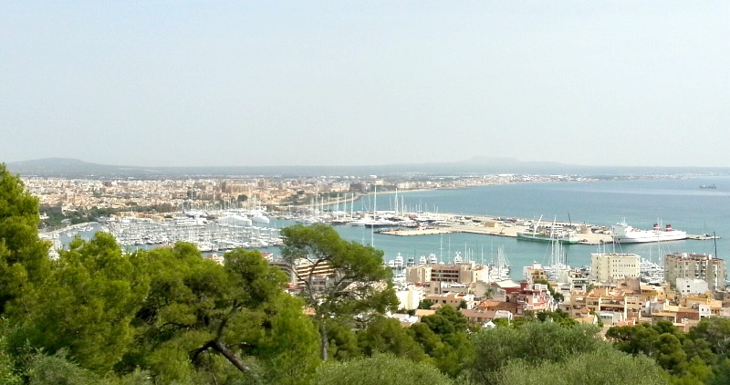 Blick auf Palma de Mallorca
